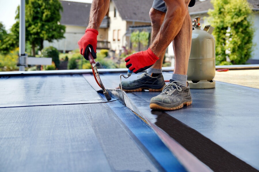 Flat Roof Installation by T.N.T. Home Improvements