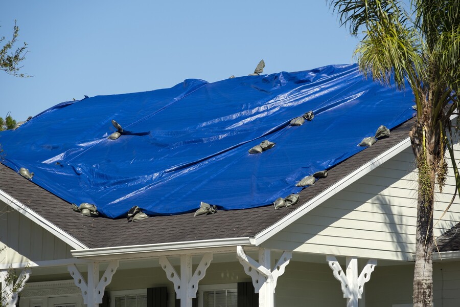 Emergency Roof Tarping by T.N.T. Home Improvements